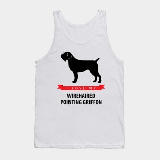 I Love My Wirehaired Pointing Griffon Tank Top